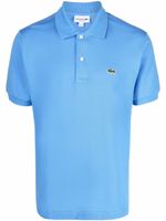 Lacoste polo à patch logo - Bleu