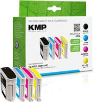 KMP Inktcartridge vervangt HP 940XL, C2N93AE, C4906AE, C4907AE, C4908AE, C4909AE Compatibel Combipack Zwart, Cyaan, Magenta, Geel H71V 1715,4005 - thumbnail