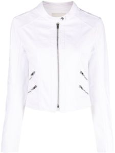 ISABEL MARANT veste bomber à col officier - Blanc