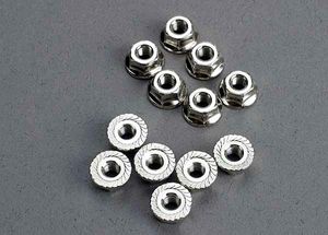 Nuts, 3mm flanged (12)