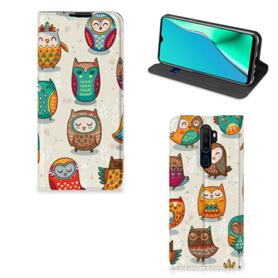 OPPO A5 (2020) | A9 (2020) Hoesje maken Vrolijke Uilen OPPO A5 (2020) | A9 (2020) Hoesje maken Vrolijke Uilen