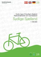 Fietskaart 2 Sydlige Sjælland, Møn, Lolland og Falster Cykelkort | Sca - thumbnail