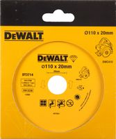 DeWalt Accessoires Diamantblad voor tegels, Ø110x20mm (DWC410) - DT3714-QZ - thumbnail