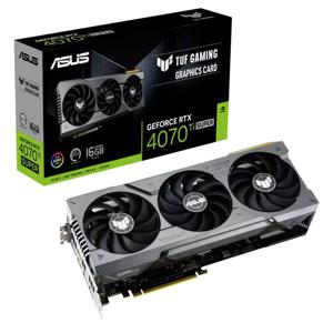 Asus Nvidia GeForce RTX 4070 Ti Super Videokaart TUF Gaming 16 GB GDDR6X-RAM PCIe x16 HDMI, DisplayPort