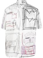 Etudes x Jean-Michel Basquiat chemise à manches courtes - Blanc