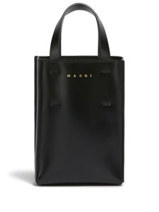 Marni mini sac à main Museo en cuir - Noir