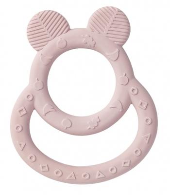 Saro bijt- en badspeelgoed oortjes 10,5 cm roze