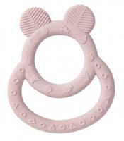 Saro bijt- en badspeelgoed oortjes 10,5 cm roze