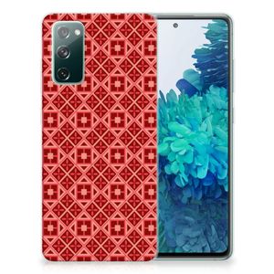 Samsung Galaxy S20 FE TPU bumper Batik Rood