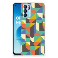 OPPO Reno 6 5G TPU bumper Funky Retro - thumbnail