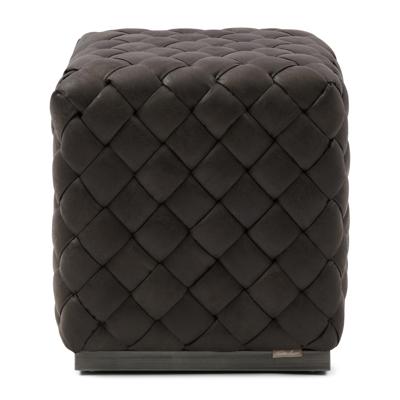 Rivièra Maison Hocker 'Room 48' 40 x 40cm, Pellini, kleur Espresso