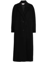 Alexander McQueen single-breasted wool-blend coat - Noir