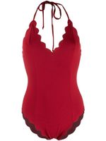 Marysia maillot de bain Broadway à bords festonnés - Rouge