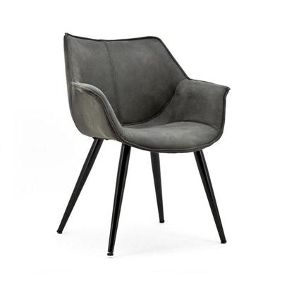 Sohome Eetkamerstoel 'Kimberly' met armleuning, kleur antraciet