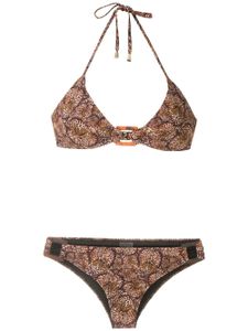 Isolda bikini Pipa de Lycra Borakay - Marron