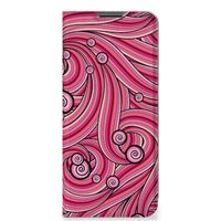 Nokia G50 Bookcase Swirl Pink