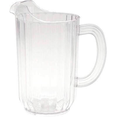 1x Kunststof water of sap karaffen/schenkkannen 1 L - Waterkannen