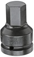 GEDORE Inzetstuk voor krachtschroevendraaier 3/4 inch, binnen-6-kant 27 mm, 1 stuk, IN K 32 27