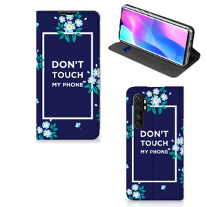 Xiaomi Mi Note 10 Lite Design Case Flowers Blue DTMP