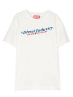 Diesel Kids t-shirt en coton à logo imprimé - Blanc