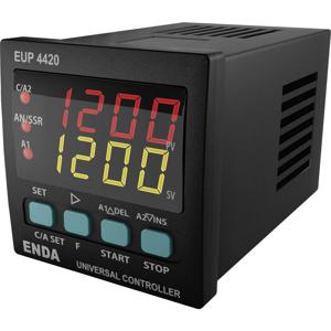 Enda EUP4420-230 PID Universele regelaar Pt100, J, K, L, T, S, R SSR, Relais 8 A (b x h) 48 mm x 48 mm