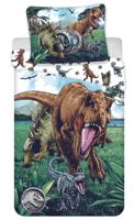 Jurassic World Dekbedovertrek 3 dino&apos;s 140 x 200 cm Katoen