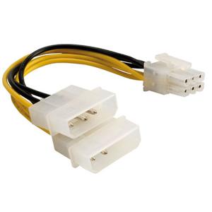 Delock 82315 Stroomkabel voor PCI Express-kaart 15cm