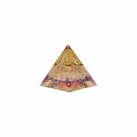 Orgonite Piramide Rozenkwarts/ Amethist/ Bergkristal (130 mm) - thumbnail