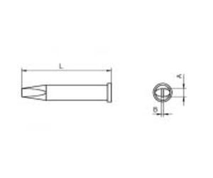 Weller XT-C Soldeerpunt Beitelvorm Grootte soldeerpunt 3.2 mm Inhoud: 1 stuk(s)