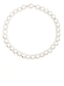 Jil Sander collier ras-du-cou Silver-Sphere - Argent