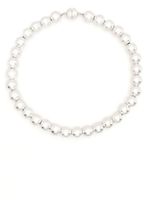 Jil Sander collier ras-du-cou Silver-Sphere - Argent