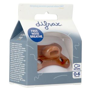 Difrax Fopspeen Natural 0-6m Uni Cinnamon