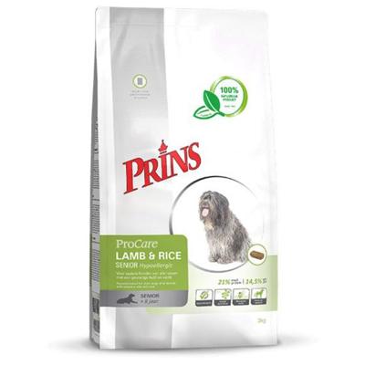 Prins Procare Lamb & Rice Senior Hypoallergenic - 15kg Prins Procare Lamb & Rice Senior Hypoallergenic - 15kg