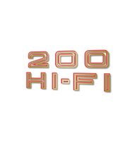 Rock-Ola 1465 200 Hi-Fi Ruit Sticker - thumbnail