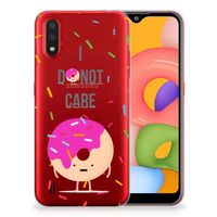 Samsung Galaxy A01 Siliconen Case Donut Roze - thumbnail