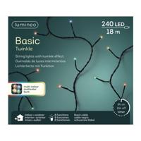 LED basicverlichting multi twinkle 240 lampjes