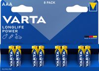 Varta batterij Longlife Power AAA, blister van 8 stuks - thumbnail