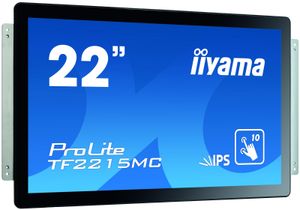 Iiyama ProLite TF2215MC Touchscreen monitor Energielabel: F (A - G) 54.6 cm (21.5 inch) 1920 x 1080 Pixel 16:9 14 ms VGA, HDMI, DisplayPort, Hoofdtelefoon (3.5