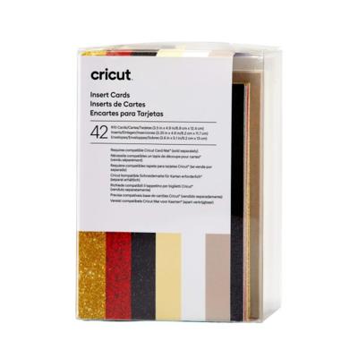 Cricut Insert Cards Glitz & Glam R10 Kaartenset Taupe, Crème, Wit