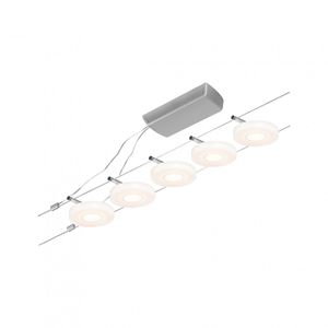 Paulmann DiscLED 94426 Kabelsysteem compleet LED Chroom (mat), Chroom