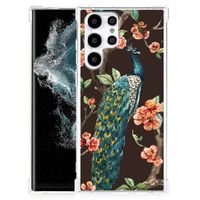 Samsung Galaxy S22 Ultra Case Anti-shock Pauw met Bloemen