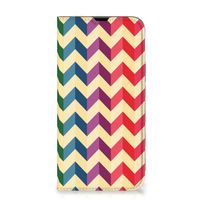 iPhone 13 Pro Max Hoesje met Magneet Zigzag Multi Color - thumbnail