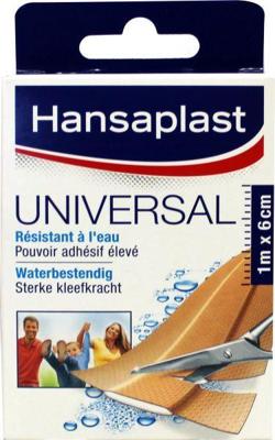 Hansaplast universal waterbestendig 6 cm x 1 meter Hansaplast universal waterbestendig 6 cm x 1 meter