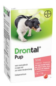 BAYER DRONTAL ONTWORMING PUP 50 ML