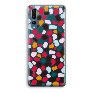 Colored Giraffe: Huawei P20 Pro Transparant Hoesje