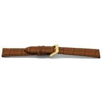 Horlogeband Universeel F349Z / Anti-Allergic Leder Cognac 18mm - thumbnail