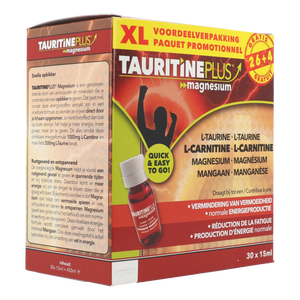 Tauritine Plus Magnesium 15ml 30 Flesjes