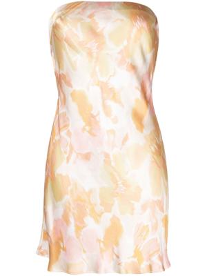 BEC + BRIDGE robe Indi courte à design sans bretelles - Orange