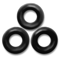 Oxballs Fat Willy - 3-pack Jumbo Cockrings - Black