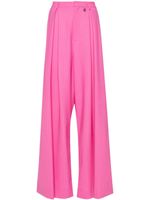 Giuseppe Di Morabito pantalon évasé à fines rayures - Rose